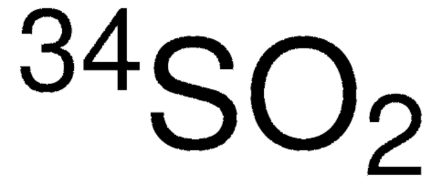 Sulfur-34S dioxide &#8805;98 atom % 34S, &#8805;95% (CP)