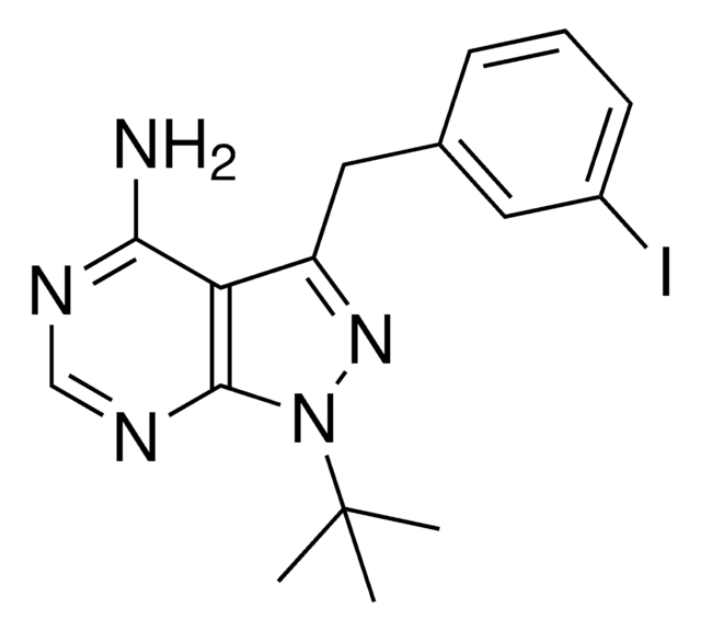 PP1 Analog IV, 3-IB-PP1 A cell-permeable enlarged PP1 analog that acts as a potent, ATP-competitive and reversible inhibitor of asAkt1/2/3.