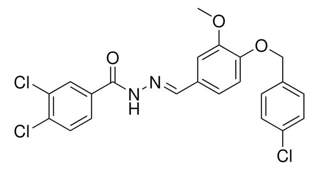 3,4-DICHLORO-N'-(4-((4-CHLOROBENZYL)OXY)-3-METHOXYBENZYLIDENE)BENZOHYDRAZIDE AldrichCPR