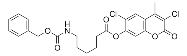 6-BENZYLOXYCARBONYLAMINO-HEXANOIC ACID 3,6-DI-CL-4-ME-2-OXO-2H-CHROMEN-7YL ESTER AldrichCPR