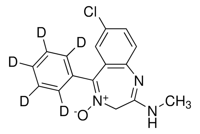 Chlordiazepoxide-d5 solution 100&#160;&#956;g/mL in methanol, ampule of 1&#160;mL, certified reference material, Cerilliant&#174;