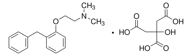 Phenyltoloxamine Citrate pharmaceutical secondary standard, certified reference material