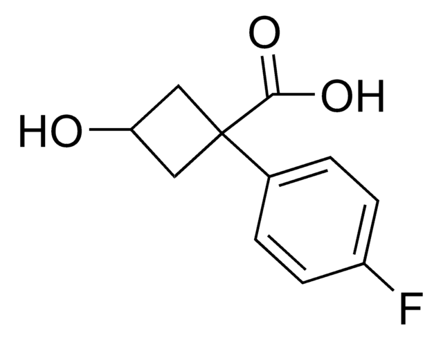 1-(4-Fluorophenyl)-3-hydroxycyclobutanecarboxylic acid AldrichCPR