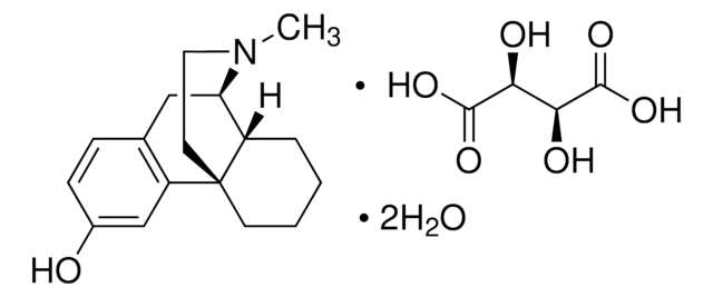 Levorphanol (+)-tartrate salt dihydrate white, powder, &#8805;98% (HPLC)