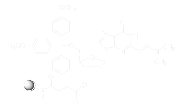 DMT-dG(dmf)-CPG pore size 500&#160;Å, 30-40&#956;mol/g