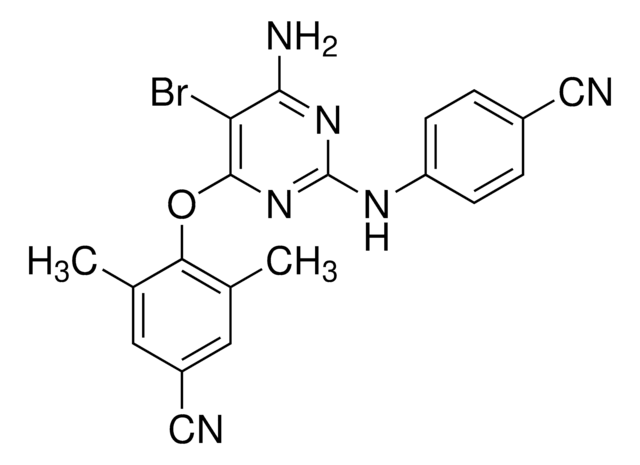 4-((6-Amino-5-bromo-2-((4-cyanophenyl)amino)pyrimidin-4-yl)oxy)-3,5-dimethylbenzonitrile