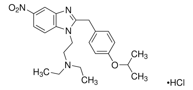 Isotonitazene hydrochloride solution 1&#160;mg/mL in methanol ((as free base)), certified reference material, ampule of 1&#160;mL, Cerilliant&#174;