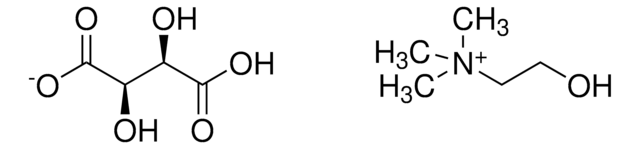 Choline Bitartrate Pharmaceutical Secondary Standard; Certified Reference Material