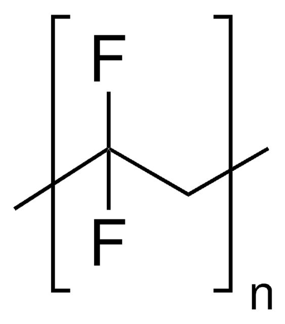 Poly(vinylidene fluoride) average Mw ~180,000 by GPC, average Mn ~71,000, beads or pellets