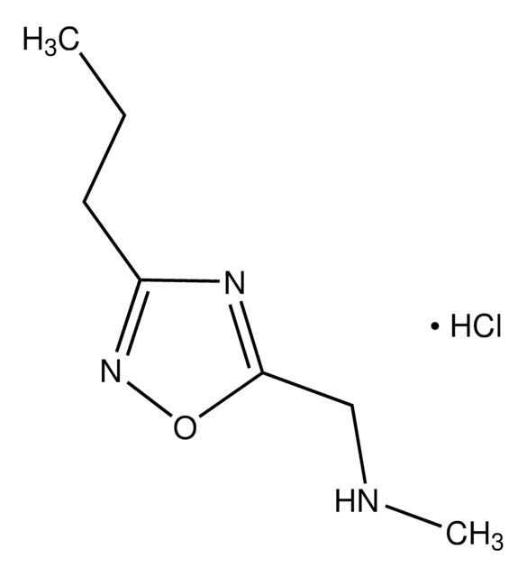 N-Methyl-1-(3-propyl-1,2,4-oxadiazol-5-yl)methanamine hydrochloride AldrichCPR