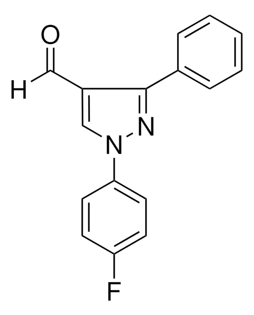 1-(4-FLUOROPHENYL)-3-PHENYL-1H-PYRAZOLE-4-CARBALDEHYDE AldrichCPR