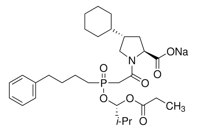 Fosinopril sodium certified reference material, pharmaceutical secondary standard