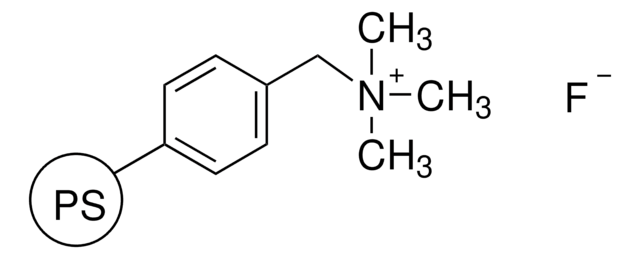 Fluoride on polymer support macroporous, 20-50&#160;mesh, extent of labeling: 2.0-3.0&#160;mmol/g loading