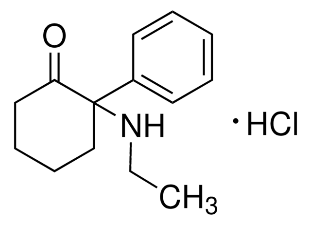 N-Ethyldeschloroketamine hydrochloride solution 1&#160;mg/mL in methanol ((as free base)), certified reference material, ampule of 1&#160;mL, Cerilliant&#174;