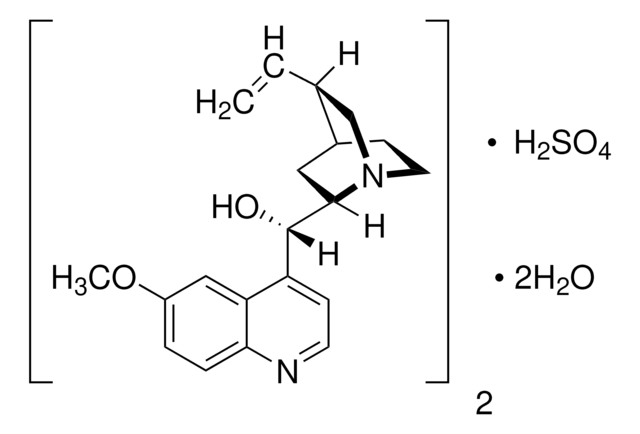 Quinidine Sulfate pharmaceutical secondary standard, certified reference material