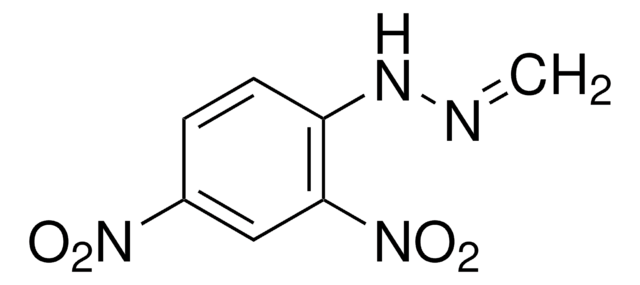 Formaldehyde-DNPH solution certified reference material, TraceCERT&#174;, 100&#160;&#956;g/mL in acetonitrile (as aldehyde), ampule of 1&#160;mL