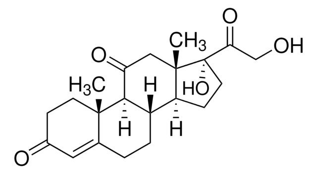 Cortisone solution 100&#160;&#956;g/mL in methanol, ampule of 1&#160;mL, certified reference material, Cerilliant&#174;