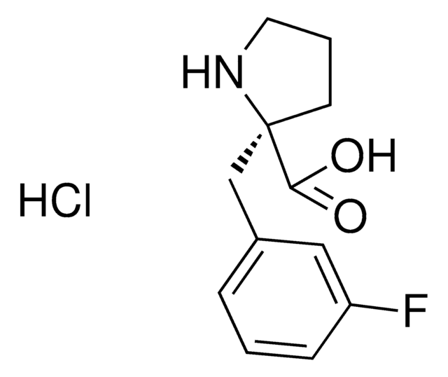 (R)-alpha-(3-fluoro-benzyl)-proline hydrochloride AldrichCPR