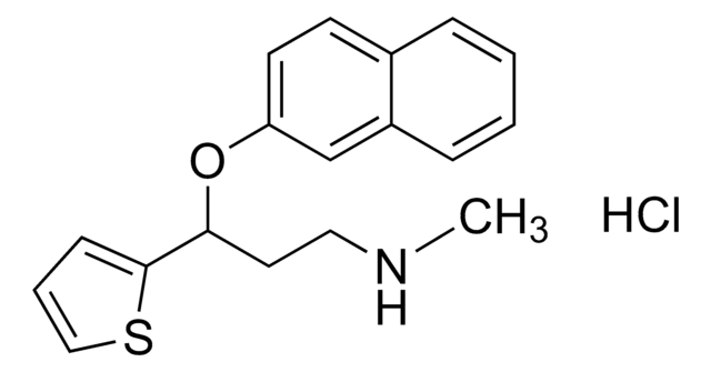 Duloxetine hydrochloride solution 1.0&#160;mg/mL in methanol (as free base), ampule of 1&#160;mL, certified reference material, Cerilliant&#174;