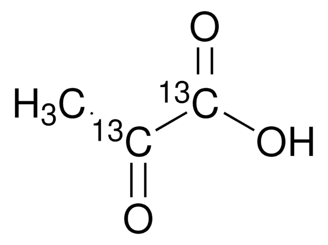 Pyruvic-1,2-13C2 acid &#8805;99 atom % 13C, &#8805;99% (CP)