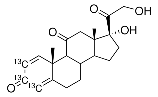 Prednisone-13C3 solution 100&#160;&#956;g/mL in acetonitrile, certified reference material, ampule of 1&#160;mL, Cerilliant&#174;