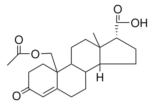 19-ACETOXY-3-OXO-14-BETA-ANDROST-4-ENE-17-ALPHA-CARBOXYLIC ACID AldrichCPR
