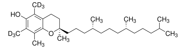 (±)-&#945;-Tocopherol-D6 (Vitamin E-D6) solution 500&#160;&#956;g/mL in methanol, ampule of 1&#160;mL, certified reference material, Cerilliant&#174;