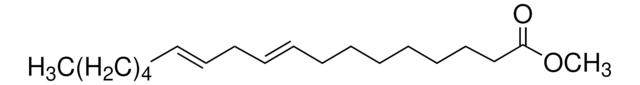 trans-9,12-Octadecadienoic acid methyl ester certified reference material, 10&#160;mg/mL in heptane