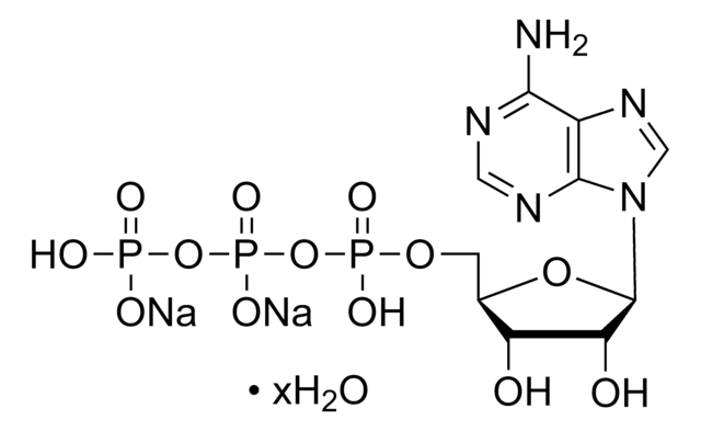 Adenosine 5&#8242;-triphosphate disodium salt hydrate microbial, BioReagent, suitable for cell culture, &#8805;99% (HPLC)