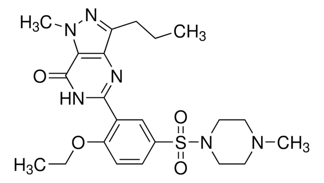 Sildenafil solution 1.0&#160;mg/mL in methanol, ampule of 1&#160;mL, certified reference material, Cerilliant&#174;