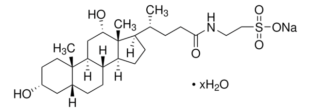 Sodium taurodeoxycholate hydrate BioXtra, &#8805;97% (TLC)