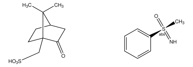 (7,7-DIMETHYL-2-OXOBICYCLO[2.2.1]HEPT-1-YL)METHANESULFONIC ACID, (METHYLSULFONIMIDOYL)BENZENE AldrichCPR