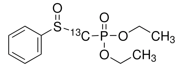 Diethyl (phenylsulfinylmethyl-13C)phosphonate 99 atom % 13C