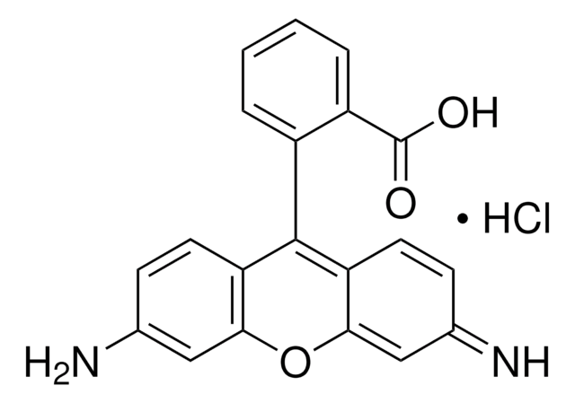 Rhodamine 110 chloride suitable for fluorescence, BioReagent, &#8805;99.0% (UV)