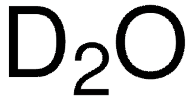 Deuterium oxide 99.9 atom % D, contains 1&#160;% (w/w) 3-(trimethylsilyl)-1-propanesulfonic acid, sodium salt (DSS)