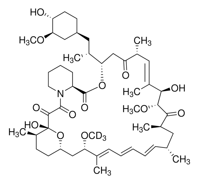 Sirolimus-D3 solution 100&#160;&#956;g/mL in acetonitrile, certified reference material, ampule of 1&#160;mL