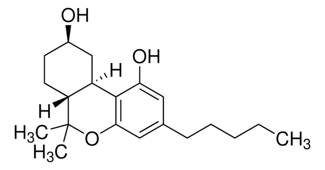 11-Nor-9beta-hydroxyhexahydrocannabinol (11-Nor-9beta-HHC) solution 1&#160;mg/mL (Acetonitrile (Degas)), certified reference material, ampule of 1&#160;mL, Cerilliant&#174;