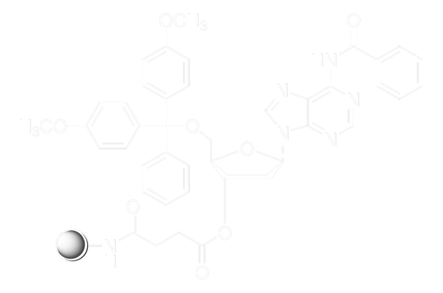 DMT-dA(bz)-CPG pore size 500&#160;Å, 30-40&#956;mol/g