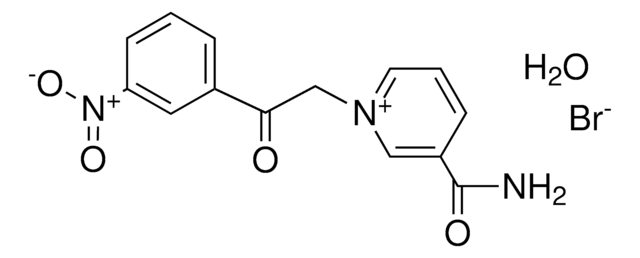 3-CARBAMOYL-1-(2-(3-NITRO-PHENYL)-2-OXO-ETHYL)-PYRIDINIUM, BROMIDE HYDRATE AldrichCPR