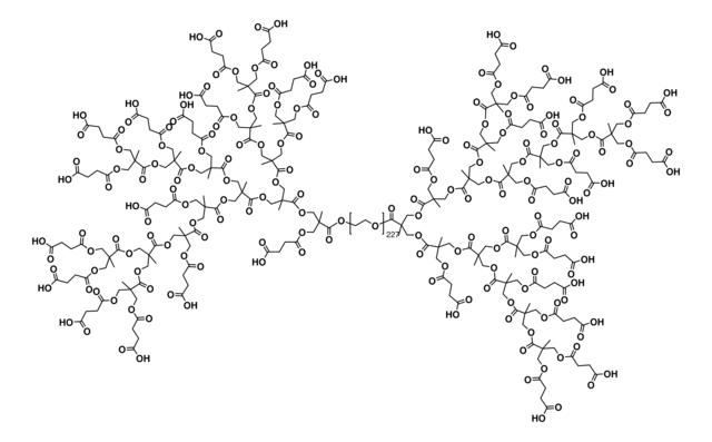 Poly(ethylene glycol) linear dendrimer carboxyl terminated, PEG Mn 10k, generation 4