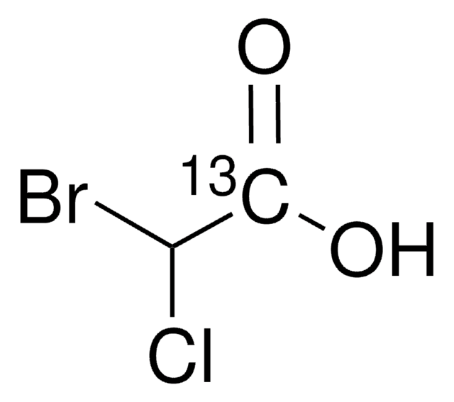 Bromochloroacetic acid-1-13C 99 atom % 13C, 97% (CP)