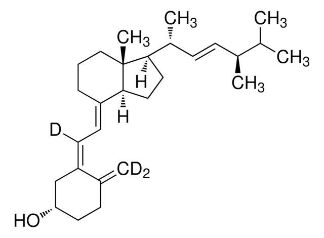 Vitamin D2 (6,19,19-d3) solution 1&#160;mg/mL in ethanol, 97 atom % D, 98% (CP)