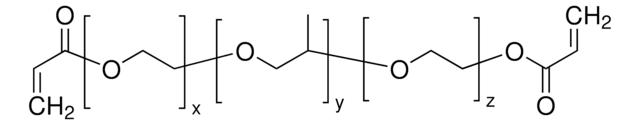 Poly(ethylene glycol)-block-poly(propylene glycol)-block-poly(ethylene glycol) diacrylate average Mn ~14,600