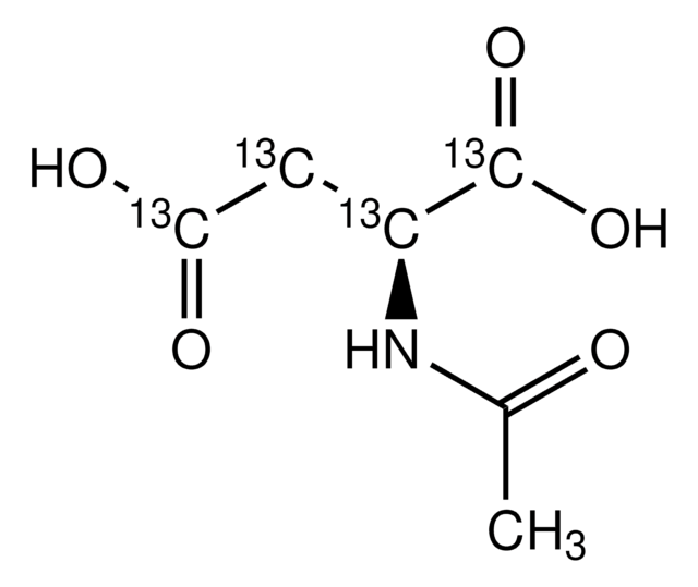 N-Acetyl-L-aspartic acid-1,2,3,4-13C4 99 atom % 13C, 98% (CP)