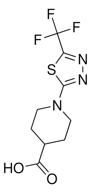 1-[5-(trifluoromethyl)-1,3,4-thiadiazol-2-yl]piperidine-4-carboxylic acid AldrichCPR