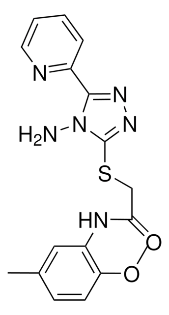 2-{[4-AMINO-5-(2-PYRIDINYL)-4H-1,2,4-TRIAZOL-3-YL]SULFANYL}-N-(2-METHOXY-5-METHYLPHENYL)ACETAMIDE AldrichCPR
