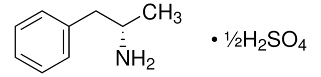 D-Amphetamine hemisulfate salt solution 1.0&#160;mg/mL in methanol, analytical standard, for drug analysis