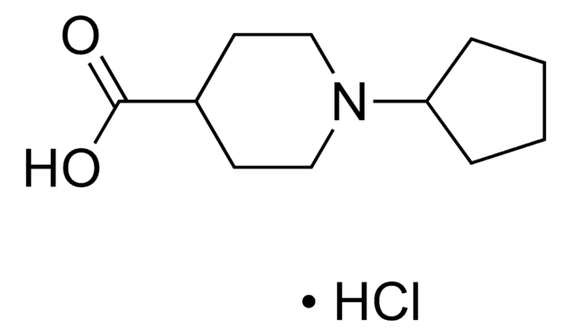 1-Cyclopentyl-4-piperidinecarboxylic acid hydrochloride AldrichCPR