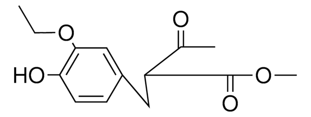 2-(3-ETHOXY-4-HYDROXY-BENZYL)-3-OXO-BUTYRIC ACID METHYL ESTER AldrichCPR