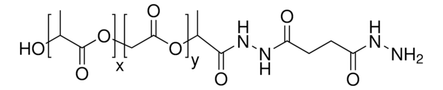 Poly(D,L-lactide-b-glycolide) lactide:glycolide 75:25 amine (dihydrazide) terminated, average Mn 12,000